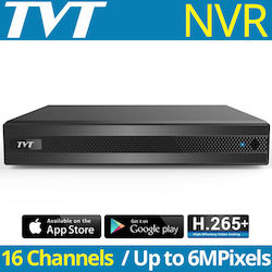 TVT TD-3016H1-B1-B NVR 16 Channels Full HD+