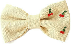 Hair Clip with Bow Beige 1pcs