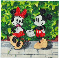 Craft Buddy Children's Crafts "Minnie Mickey" Crystal Art Kit 30x30cm Cbcak-dny703m