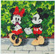 Set de artă cu cristale "Minnie Mickey" Craft Buddy pentru copii 30x30cm Cbcak-dny703m