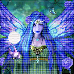 Craft Buddy Kids Crafts "Mystic Aura" By Anne Stokes Crystal Art Kit 30x30cm Cbcak-ast10