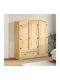Тройна врата Гардероб Pine tree 151.5x52x170см