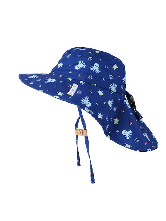Flapjackkids Kids' Hat Fabric Upf50 Blue
