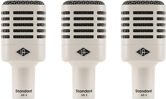 Universal Audio SD-3 3-PACK Set Δυναμικό Microphone XLR Shock Mounted for Studio