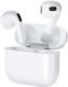 Proda PD-BT430 Earbud Bluetooth Handsfree Earphones with Charging Case White