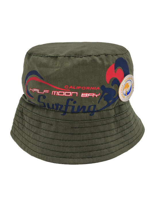 Gift-Me Παιδικό Καπέλο Bucket Υφασμάτινο Πράσινο