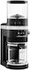 Kitchenaid Електрически Кафемелачка 150W с капацитет за кафе на зърна 340гр Черен