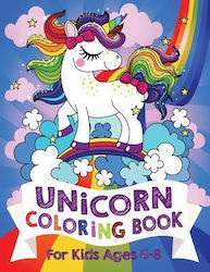 Unicorn Coloring Book For Kids Ages 4-8 Us Edition