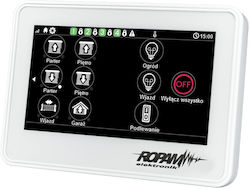 Ropam Клавиатура за Аларма Touch с екран в Бял Цвят TPR-4W
