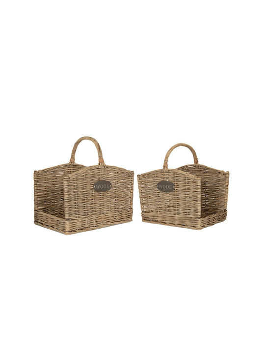 Decorative Basket Wicker with Handles Iliadis