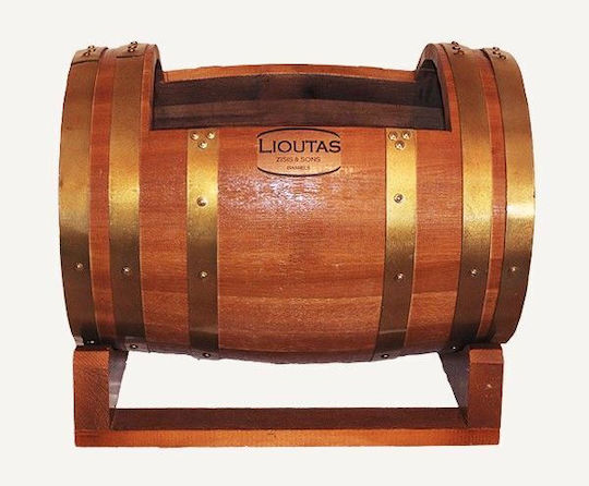 Lioutas Decorațiune Butoi de Grădină Lemn WHB_Z50