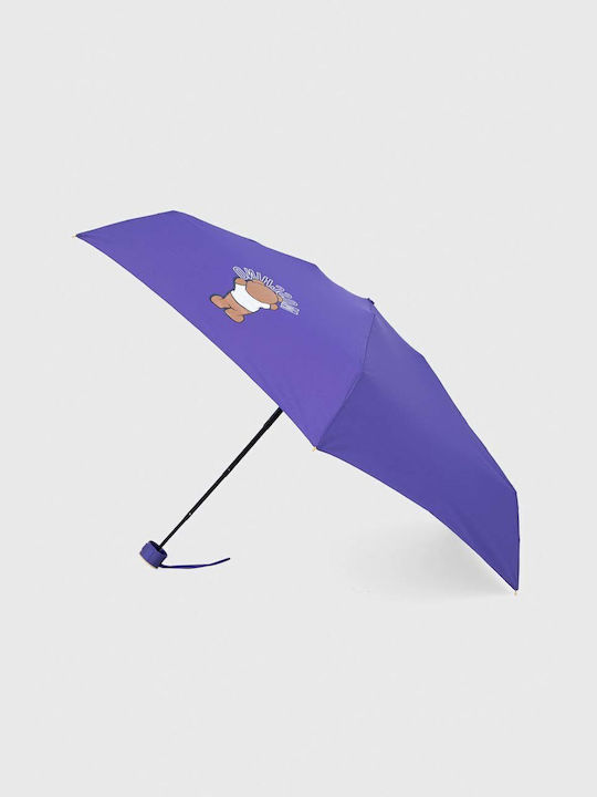 Moschino Umbrelă de ploaie Compact Violet