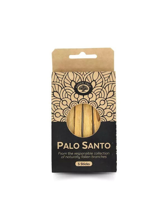 Aromatic Incense Sacred Wood Green Tree Natural Palo Santo 5 Sticks