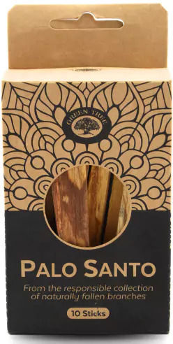 Aromatisches Räucherwerk Heiliges Holz Grüner Baum Natürliches Palo Santo 10 Stäbchen