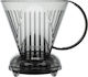 Clever Dripper Coffee Dripper Γυάλινο Μαύρο