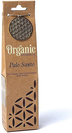 Incense Cones XL Organic Goodness Sage Ceramic Burning Base