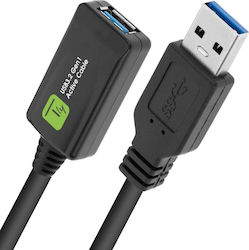Techly Superspeed+ Usb 3.2 5gbps Aktives Repeater Kabel 5μ Kabel zur Signalverstärkung Usb-a Extender