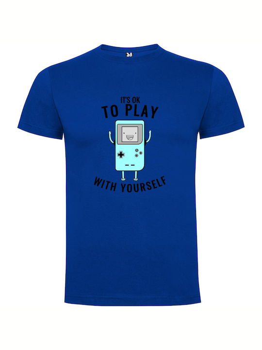 iLovePrints Game On, Player! T-shirt Blue