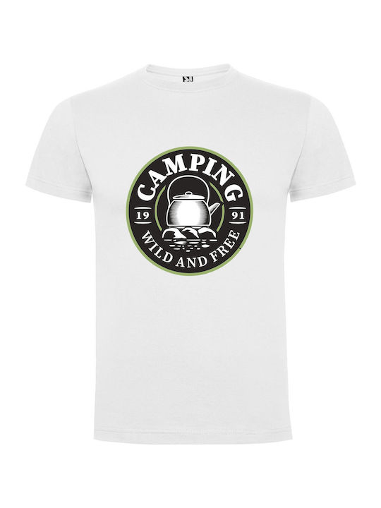 iLovePrints Wild Camp Logo T-shirt White