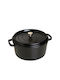 Staub La Cocotte Tiefe Gusseisen Kochtopf aus Gusseisen 2.6lt / 22cm