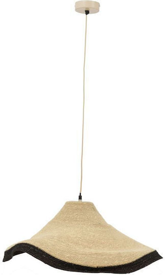 Inart Hatty Pendant Light Gold with Socket E27 67x67x115cm