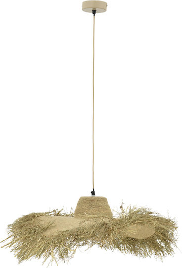 Inart Naloa Pendant Light Gold with Socket E27 72x72x96cm