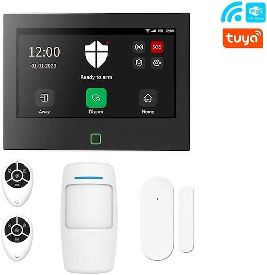 Staniot Wireless Alarm System with Motion Detector , Door Sensor , 2 Remotes and Keyboard (Wi-Fi)
