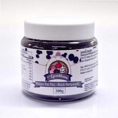 Schwarzer Glänzender Kas Kas Sprinklicious 200g