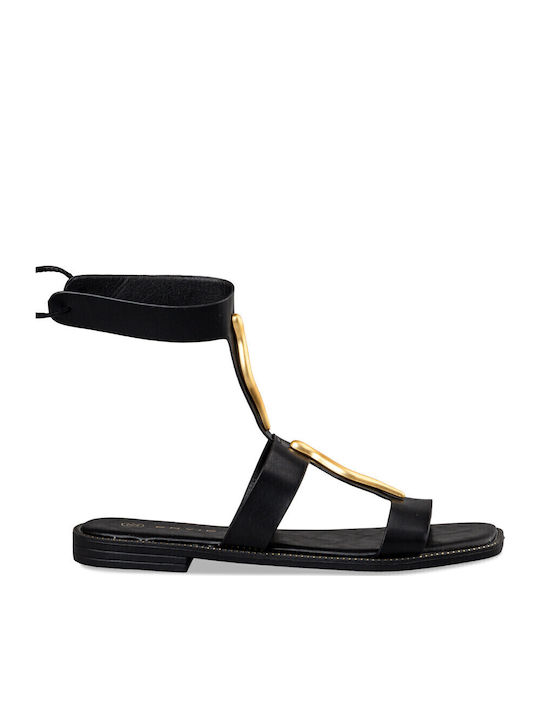 Envie Shoes Γυναικεία Σανδάλια Μαύρα