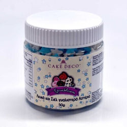 White Sky Glossy Stars Mix Sprinklicious 50g