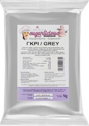 Sugarlicious Sugarpaste Gluten Free 1000gr Gray