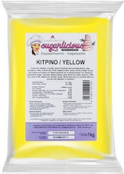 Sugarlicious Sugarpaste Gluten Free 1000gr Yellow