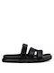 Envie Shoes Damen Flache Sandalen in Schwarz Farbe