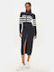 Tommy Hilfiger Maxi Dress Navy Blue