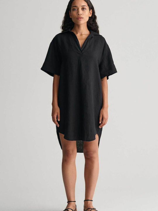 Sommer Mini Damenkleid Schwarz