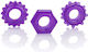 Boss Of Toys Set Cock Rings Purple 30-12732-X-PURPLE