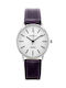 Perfect Watch with Purple Leather Strap