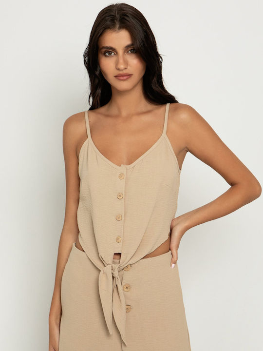 Toi&Moi Damen Bluse Beige