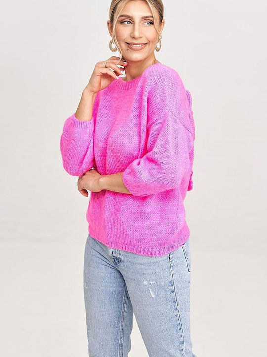 Figl Damen Pullover Rosa