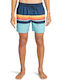 All Day Htr Herren Badebekleidung Shorts Blue Gestreift