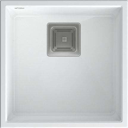 Quadron Ένθετος Inox Μ42xΠ42cm Λευκός
