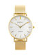 Perfect Watch with Gold Metal Bracelet