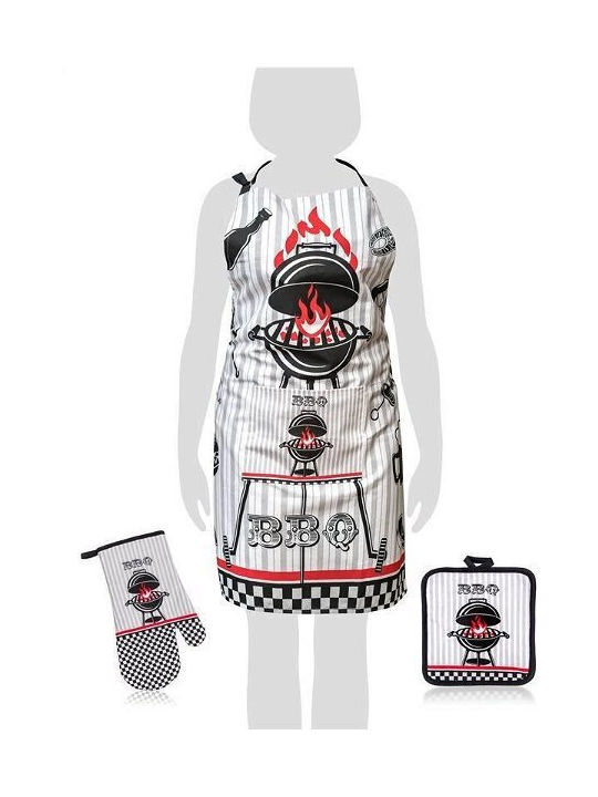 Banquet Apron White 3pcs