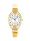 Perfect Watch with Gold Metal Bracelet