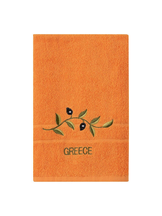 Towel in Orange Color 50x100cm 1pcs