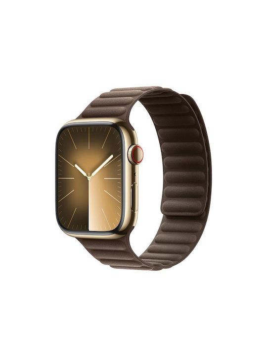 Devia Λουράκι Δερμάτινο Καφέ (Apple Watch 44/45/46mm/Ultra 49mm)