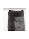 Aslanis Home Kariert Black Velvet-Black Metal 130x130cm