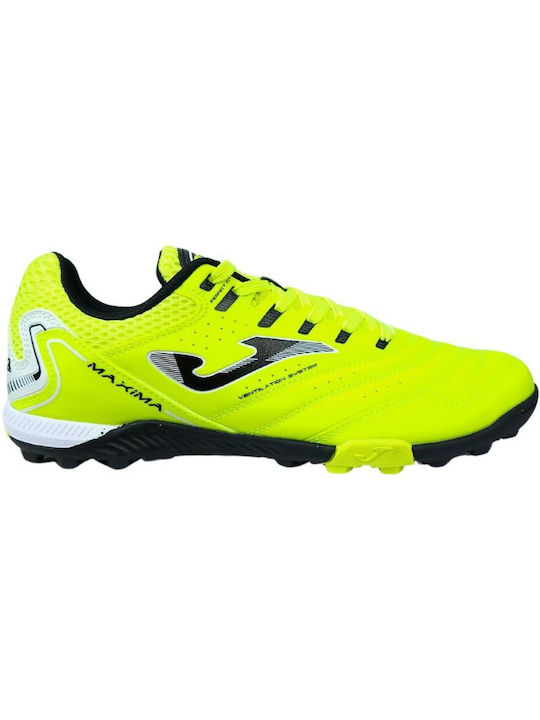 Joma Maxima TF Low Football Shoes with Molded Cleats Yellow