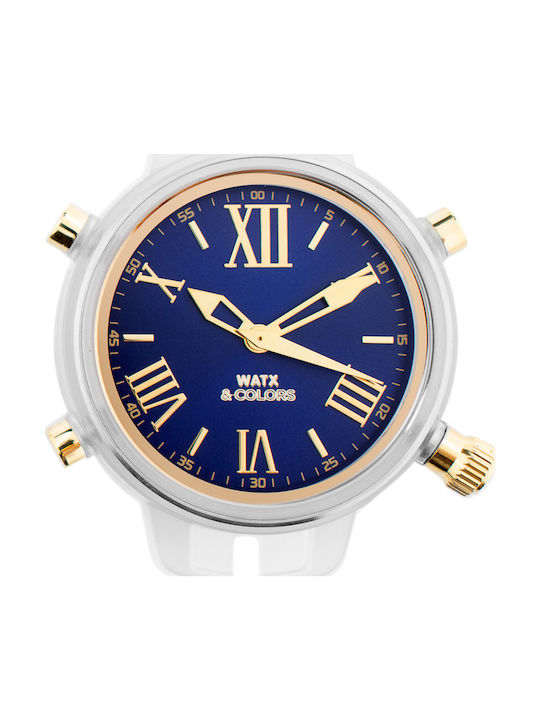 WATX & CO Γυναικείο Ρολόι 43mm Μπαταρίας σε Λευ...