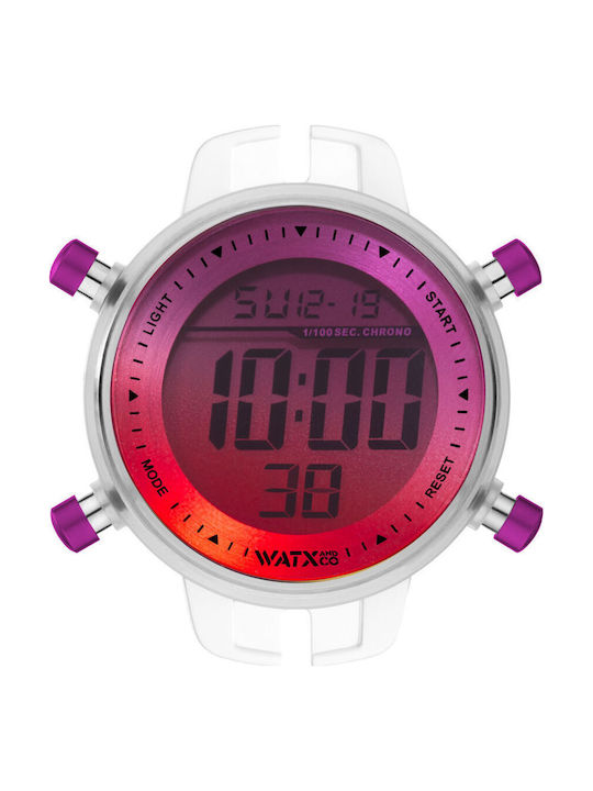 WATX & CO Ψηφιακό Γυναικείο Ρολόι 43mm Μπαταρίας